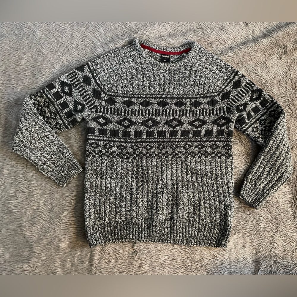 Men's Vintage  Far West Blended Wool Sweater ( Medium )